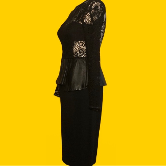 🟠 ZARA 🟠 lambskin knee length dress - Picture 2 of 9